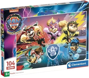NUOVO Puzzle Clementoni 104 Pezzi SuperColor Paw Patrol Il Potente Film - Foto 1 di 2