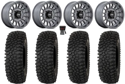 KMC Impact 15" Wheels Anthracite 32" Roctane ST Tires Honda Pioneer 1000 / Talon — 第 1/4 张图片