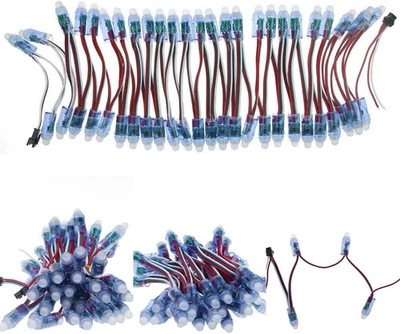 500PZ 12Mm WS2811 Full Color LED Pixel Light Module DC5V IP68 Impermeabile RGB 2 - Immagine 1 di 4