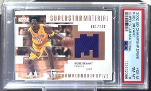 ( /100 ) Kobe Bryant 2002-03 UD Championship Drive Superstar Material GU Jersey - Picture 1 of 2