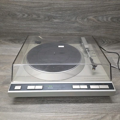 DENON DP-35F Fully Automatic Direct Drive Turntable Tested Works Great Sound - Image 1 of 4