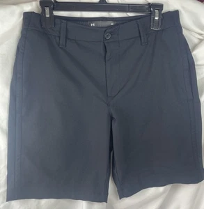 Under Armour UA Golf Men's Size 30 Black 9” Inseam Performance Shorts Pockets - Picture 1 of 13