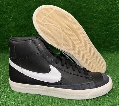 Nike Blazer Mid 77 Vintage Black White Sail Size 9 BQ6806-002 New Defect - Image 1 of 4