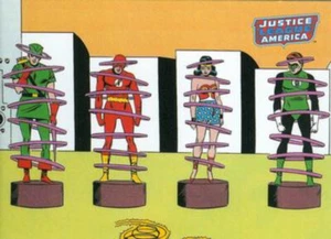 JUSTICE LEAGUE AMERICA - COSMIC FUN HOUSE (2009 DC COMICS, JLA) [NM+] Card #10 - Imagen 1 de 2