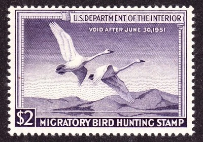 US RW17 $2 Duck Hunting Mint VF OG NH SCV $90 - Image 1 of 2