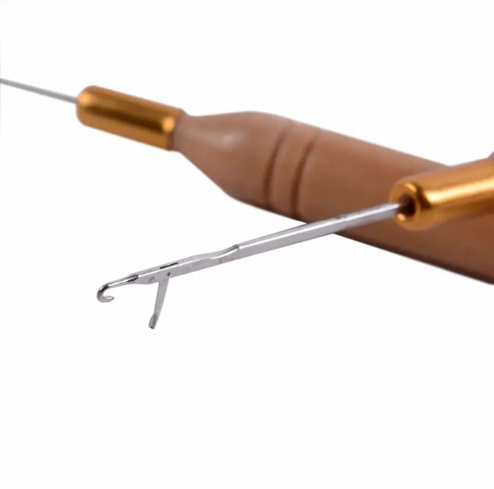 Tiny Latch Hook Crochet Hair Craft Needle Tool - Image 1 of 4