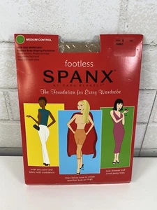 SPANX Footless Body Medium Control Body Shaping Pantyhose Hosiery, Nude1 Size E - Picture 1 of 5