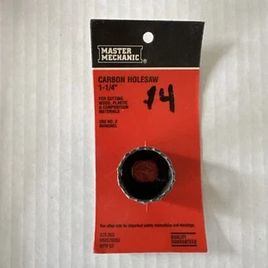 Master Mechanic Carbon Lochsäge 1-1/4" für Holz/Kunststoff NEU Verwendung Nr. 2 Dorn - Bild 1 von 2
