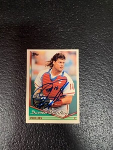 1994 Topps Darren Daulton Autographed signed Baseball Card Phillies