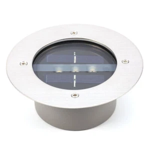 LED Solar Powered Underground Buried Light Lamp Way Road Garden Decking Light - Picture 1 of 12