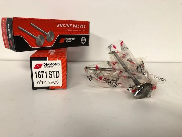 Diamond Power Valves 2 cajas de 1671 std / EV221 STD total de 4 válvulas Foto 1 de 1