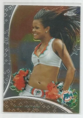 2009 Topps Chrome Cheerleaders #TCC12 Johanna Miami Dolphins - Image 1 of 2
