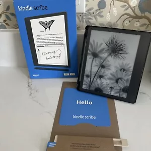 Amazon Kindle Scribe 16GB Wifi 10.2" e-Reader with Basic Pen + Cover Case Bundle - Picture 1 of 10