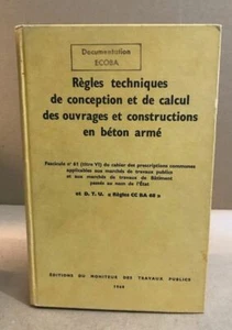 Regles techniques de conception et de calcul des ouvrages et constructions en - Picture 1 of 1
