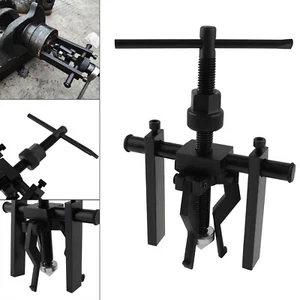 3 JAW INNER BEARING PULLER CAR MOTORCYCLE BUSHING REMOVAL EXTRACTOR HAND TOOL US - Picture 1 of 12
