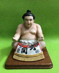 Vintage Japan Sumo Ringer Figur Porzellan Schnapsflasche handbemalt - Bild 1 von 8