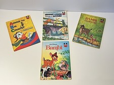 VTG Walt Disney World Books| Some 1st Editions| Bambi / Donald Duck/Winnie The P