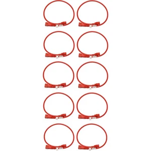 10 x câble d'alimentation Panduit C20 C13 rouge 0,9 m 16A 250V rallonge NPCC02X - Photo 1/5