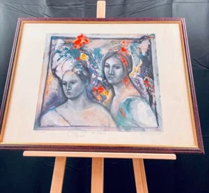 🇮🇹 Mario RAUSO - firmato - Tecnica mista su carta - LE MELANCHE - 1998 - Imagen 1 de 11