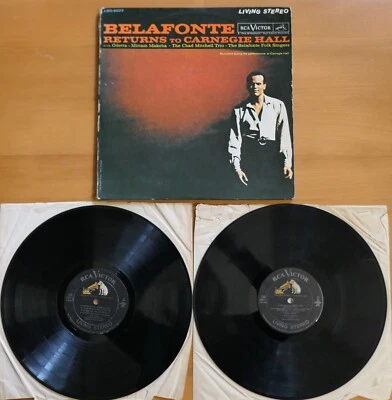 LSO-6007 Belafonte Returns To Carnegie Hall 2LP RCA Living Stereo 1st VG - Image 1 of 4