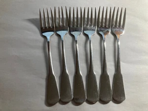 Oneida MINUTE MAN/COLONIAL BOSTON Edelstahl 6-Salatgabeln 6 3/4" - Bild 1 von 4