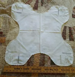 Vintage Embroidered Fabric Biscuit Hot Rolls Bun Warmer Flowers - Picture 1 of 7