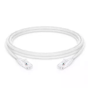 Ethernet Netzwerkkabel RJ45 Cat6 Ultradünn-Slim Weiß 1Gbps 250MHz 0,5m bis 60m - Bild 1 von 5