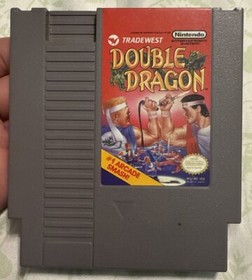 Double Dragon Authentic Nintendo NES Game Tested & Works