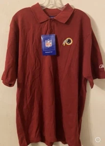 Reebok NFL Team Apparel Size Large Washington Redskins Logo Commanders Polo  - Picture 1 of 5