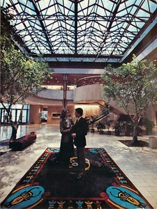 Postcard Hotel Motel Sheraton Anchorage Interior Scarab Unposted Continental - Picture 1 of 2