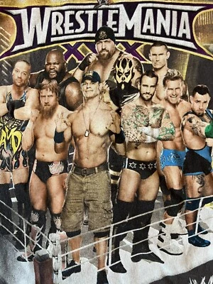 Camiseta WWF Wrestlemania (Juventud Extra Grande) John Cena Brock Lesner Foto 1 de 4