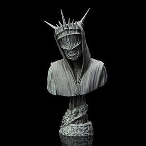 Mouth Of Sauron 3D Printed Bust- Resin- Fotis Mint-12K Ultra High Quality Model - Picture 1 of 2