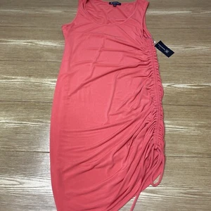 Vestido Para Mujer INC International Concepts Sin Mangas Con Fruncido Lateral - Picture 1 of 12