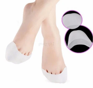 Ballet Pointe Shoe Silicone Gel Toe Caps Pads Cover Dance Protector Ouch Pouch - Picture 1 of 6