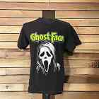 Scream Men’s Ghost Face Small Black T-Shirt With Green Letters