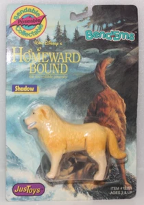 Vtg DISNEY HOMEWARD BOUND SHADOW BEND EM FIGURE JUST TOYS NEW IN PACKAGE MOC - Picture 1 of 6