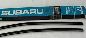 New Old Stock Subaru Two Wiper Inserts 17" SOA 473W303 - Picture 1 of 7