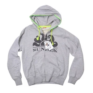 SUNDEK Hoodie Gr L Strickjacke Sweatshirt 100% Baumwolle Cotton Grau Surfer Spel - Bild 1 von 9