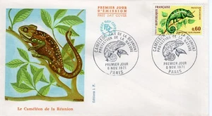 FRANCE 1971 Nature Conservation FDC14351 - Picture 1 of 1