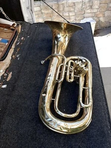 Cleveland euphonium  No Case Needs Repair euphonium brass horn - Picture 1 of 12