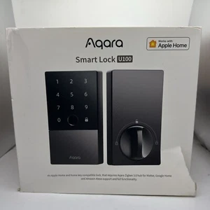 Aqara Smart Lock U100 Fingerprint Touchscreen Keypad Bluetooth Electronic NEW - Picture 1 of 5