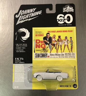 Johnny Lightning White Lightning James Bond 007 Dr. Nº 1962 Sunbeam Alpine 1/64 Foto 1 de 4