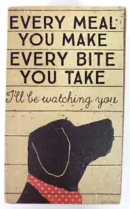 Holzkiste Schild von Kathy Jede Mahlzeit machen Sie Labrador Hund Landhaus Küche Deko - Bild 1 von 12