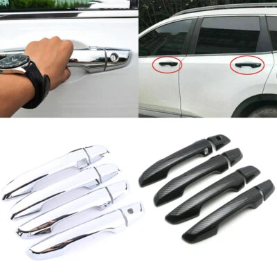 Cubiertas de manija de puerta de coche con orificio inteligente para Honda CR-V CRV 2017-2020 2021 Foto 1 de 4