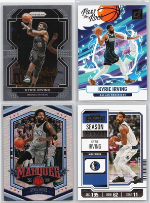 Kyrie Irving Lote (4) Diferentes Prizm Donruss Carpa Contenders Redes Mavericks Foto 1 de 3