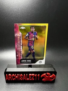 2024-25 Topps Chrome UCL Soccer Youthquake Gold #YQ-20 Lamine Yama 31/50 - Picture 1 of 4