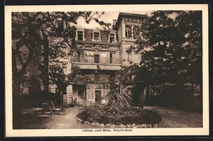 Ansichtskarte Montreux, Hotel Joll-Site  - Bild 1 von 2