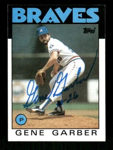 1986 Topps 776 Gene Garber signed auto autograph  MZ BXCP56 - Picture 1 of 2