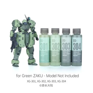DSPIAE Pre-Mixed Paint 4pcs Color Combination for Zaku II MS-06F Model Coloring - Picture 1 of 9