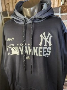 New York Yankees MLB Authentic Collection MLB Majestic Hoodie Men's Sz 2XL A+ - Picture 1 of 15